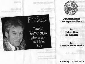 Einlasskarte zum Gottesdienst